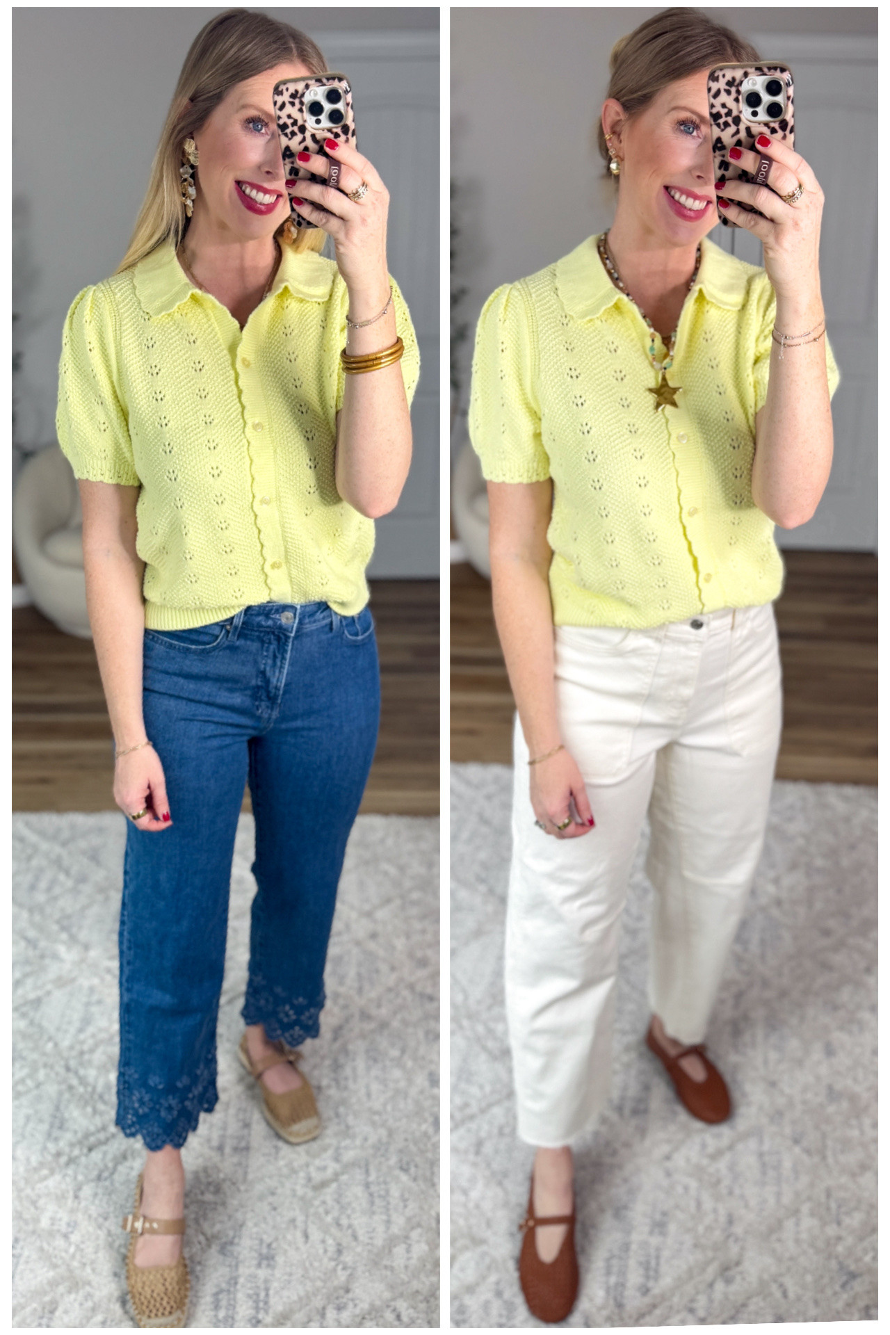 2 ways to wear this yellow sweater from Walmart! 

#LTKWorkwear #LTKootd