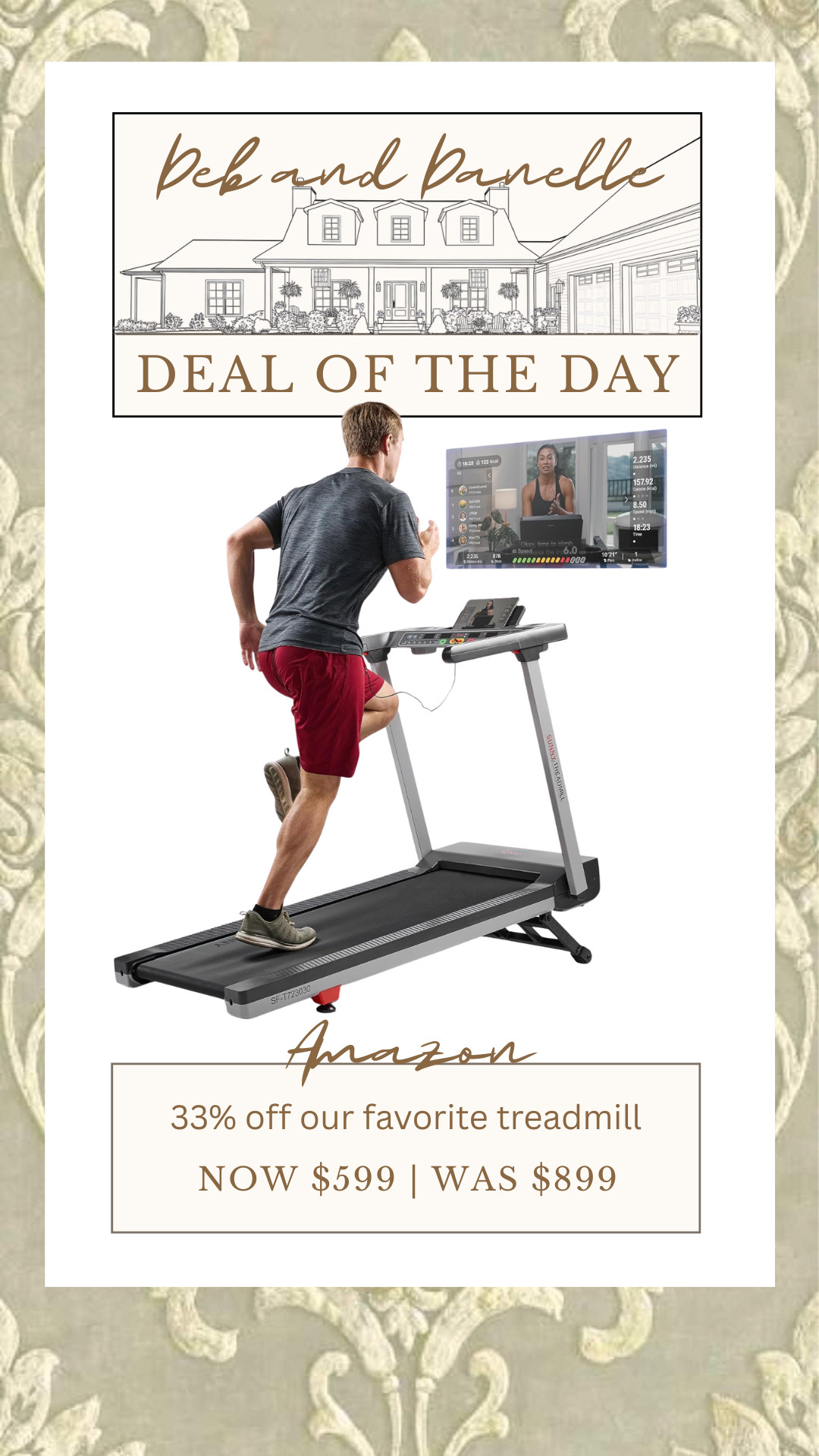 Deal of the Day: Our favorite treadmill from Sunny Health and Fitness is currently on an amazing sale from @Amazon!  

 #LTKActive #LTKHome #LTKSaleAlert