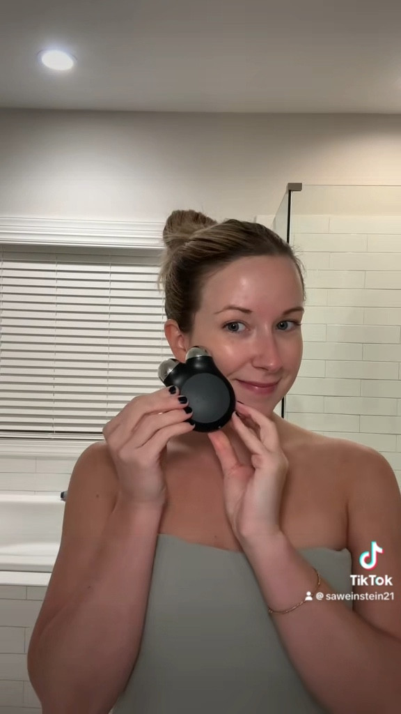Nightly routine with my NuFACE Mini | I was a little skeptical at first, but let me tell you, I am a ride or die for my NuFACE!!! With consistent use, it has tightened, toned, and lifted my face and neck. I love that I can see it working instantly, but the long-term results have been what’s won me over. It’s truly worth every penny!! 🧖🏼‍♀️

#LTKBeauty #LTKSaleAlert #LTKHoliday
