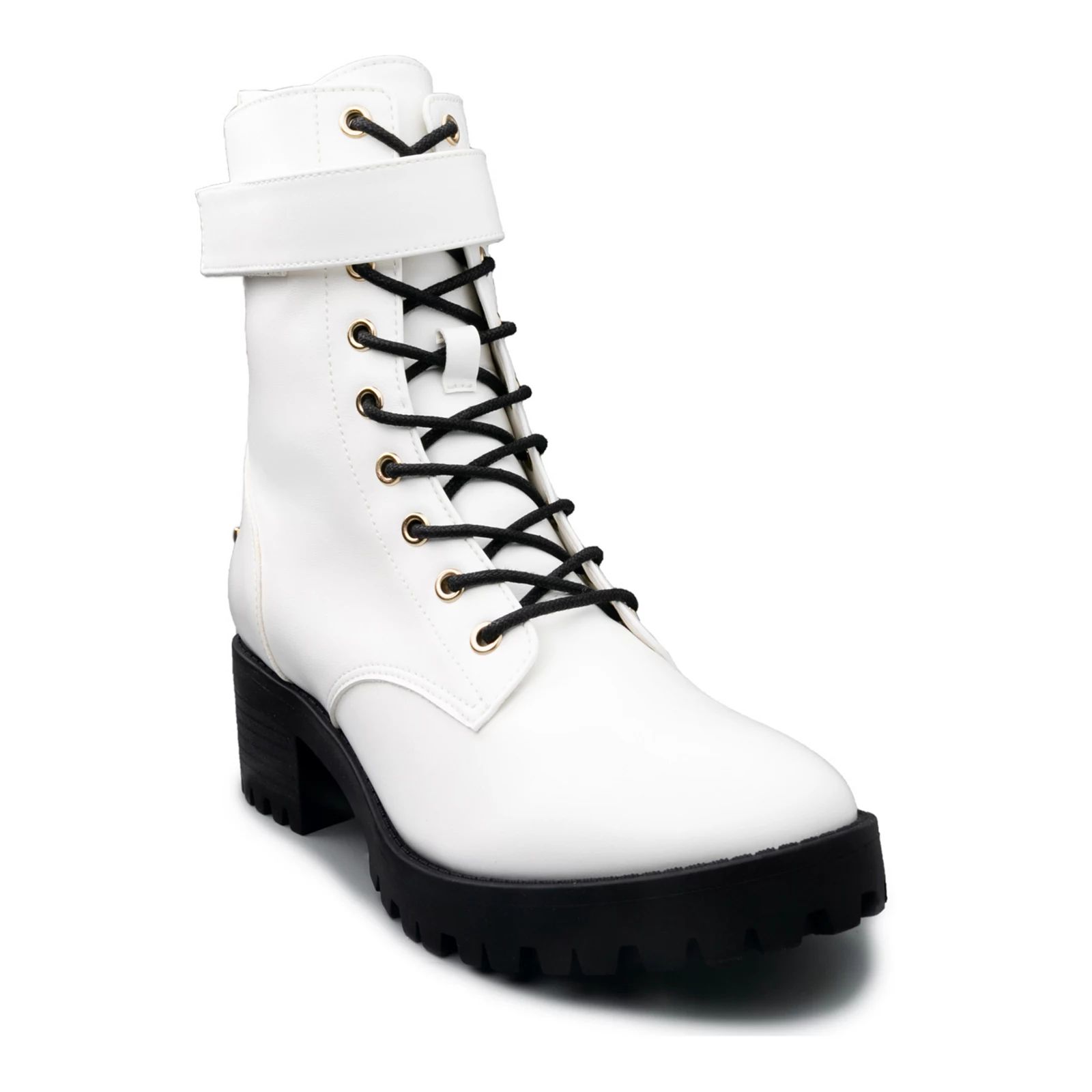 Juicy Couture Oodles Women's Combat Boots, Size: 9, White | Kohl's