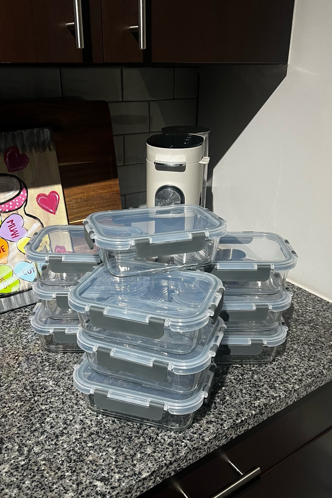 Invested in some glass single compartment meal prep containers for AJ and I! We were using plastic and I’ve wanted to make the switch. Love how there’s 10 of the same size - one for each day of the week for 2 people or just extra food storage!

Non-toxic and durable. These should last and be so much nicer to clean too. 

#LTKhome #LTKfindsunder50 #LTKfamily
