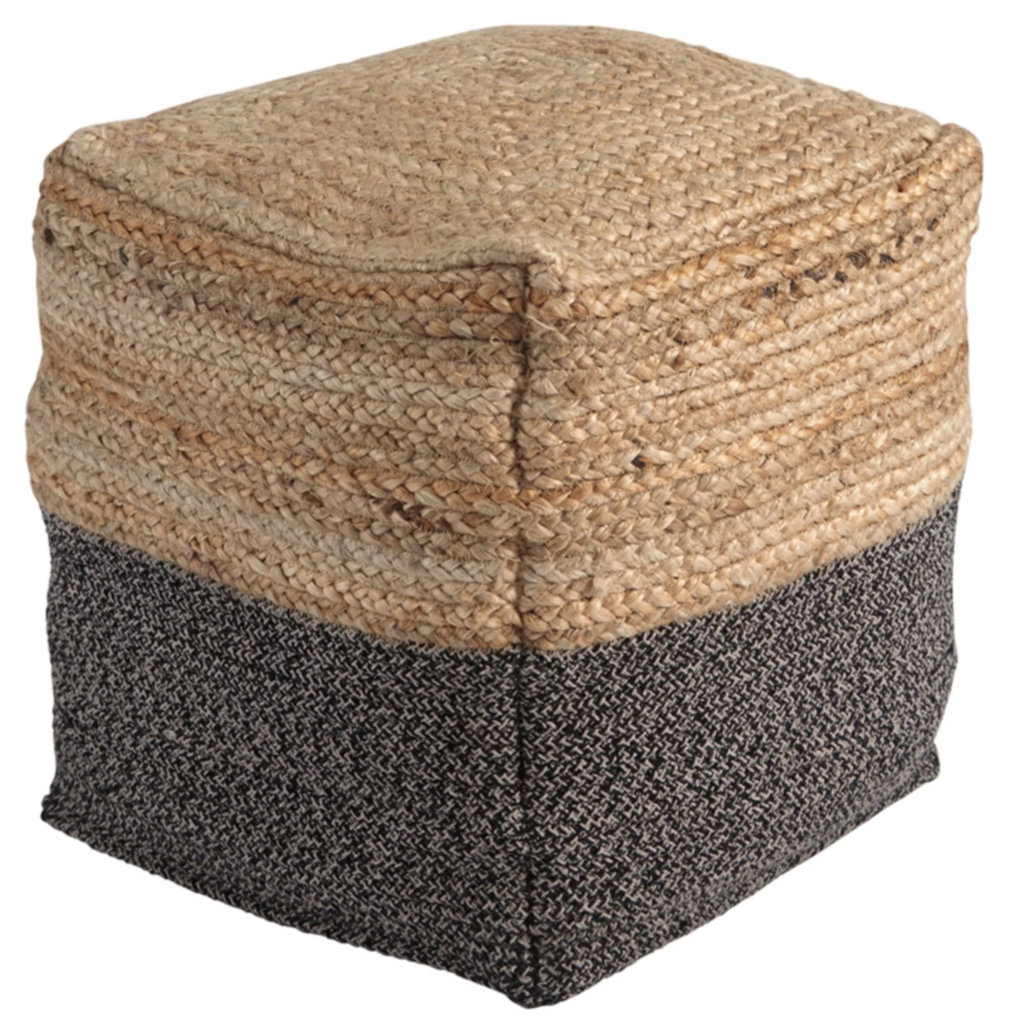 Signature Design by Ashley Solid Braided Cotton Pouf | Walmart (US)