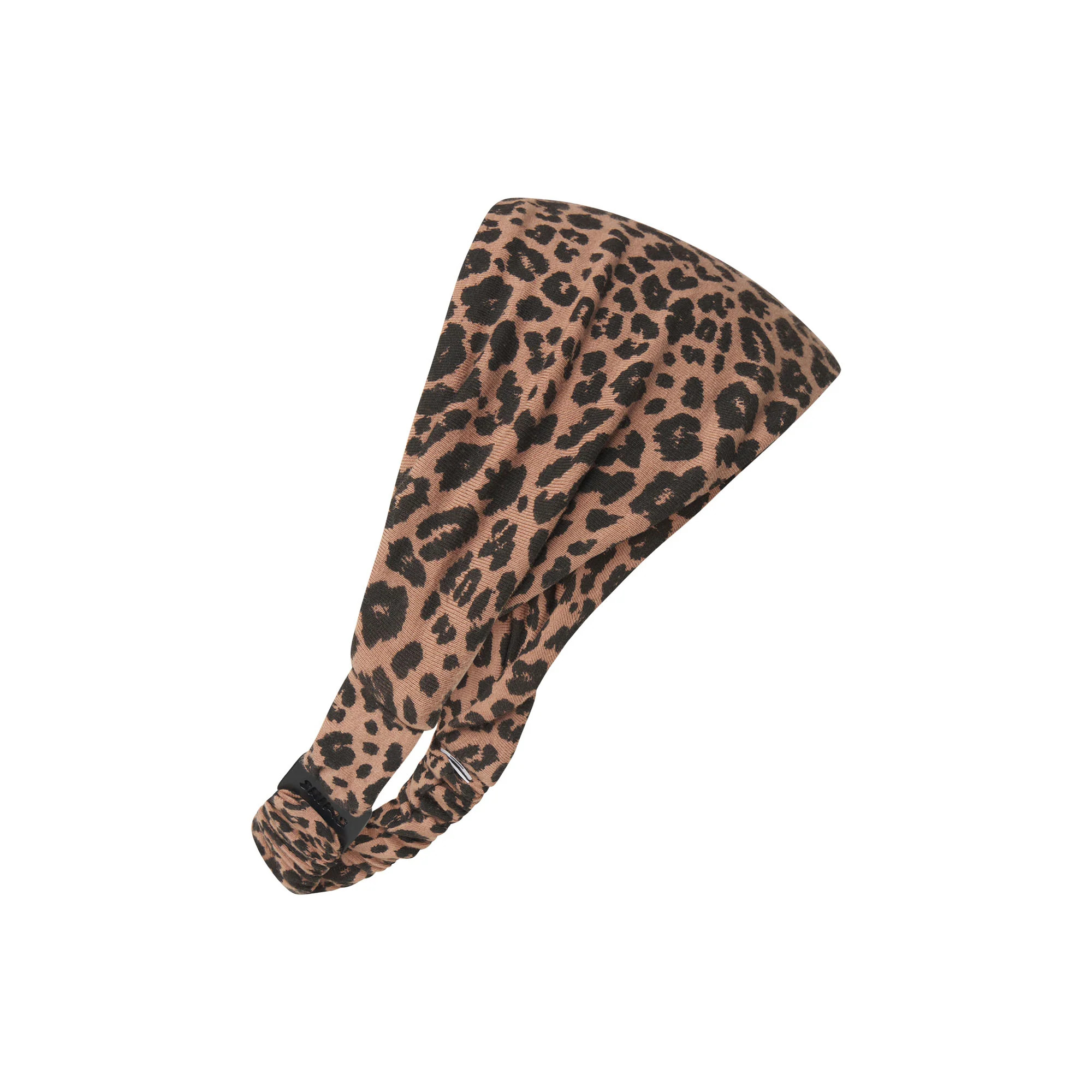 COTTON JERSEY WIDE HEADBAND | SIENNA NATURAL LEOPARD | SKIMS | SKIMS (US)