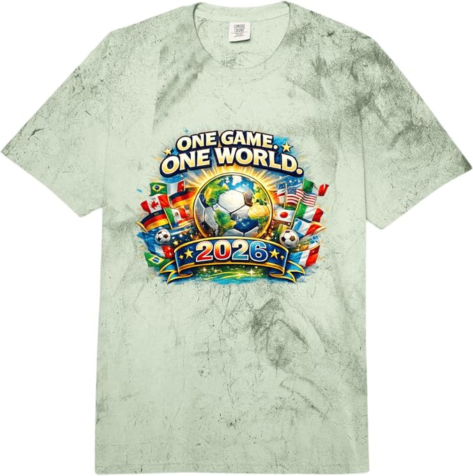 Global Soccer Fest 2026 North America Tour USA Canada Mexico Comfort Colors Adult Heavyweight T-S... | Amazon (US)