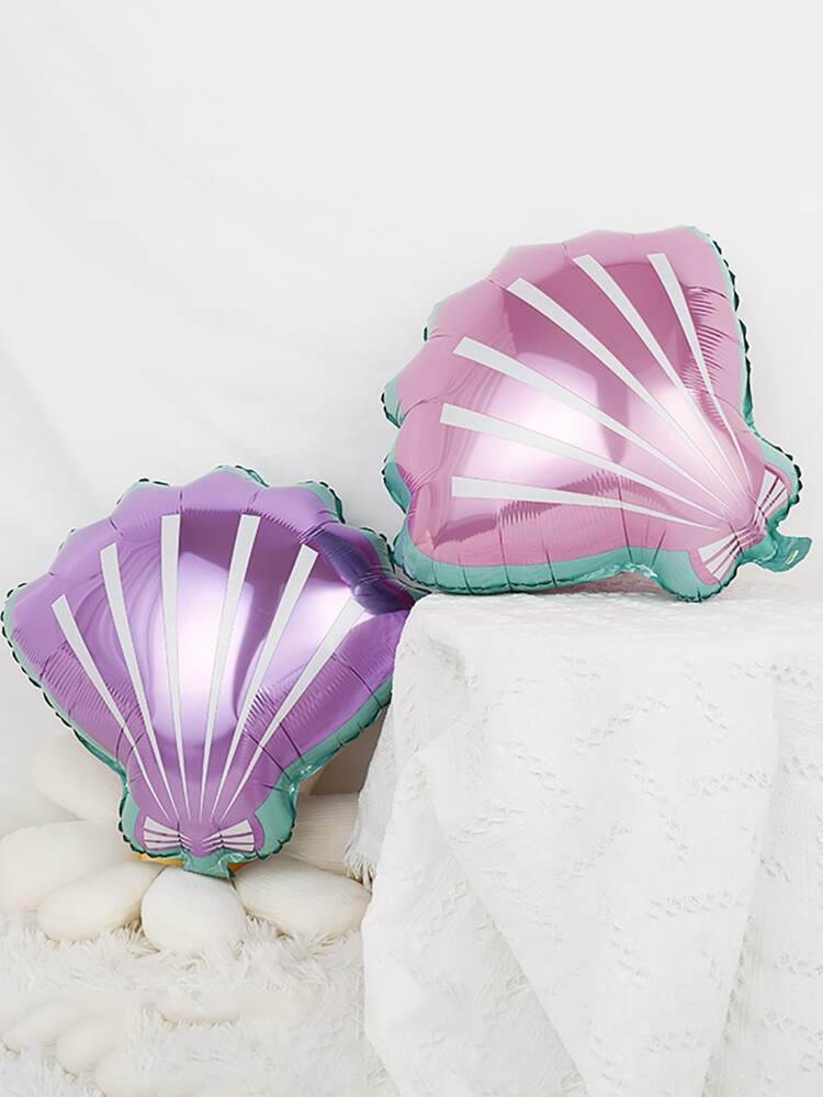 2pcs Shell Shaped Balloon | SHEIN