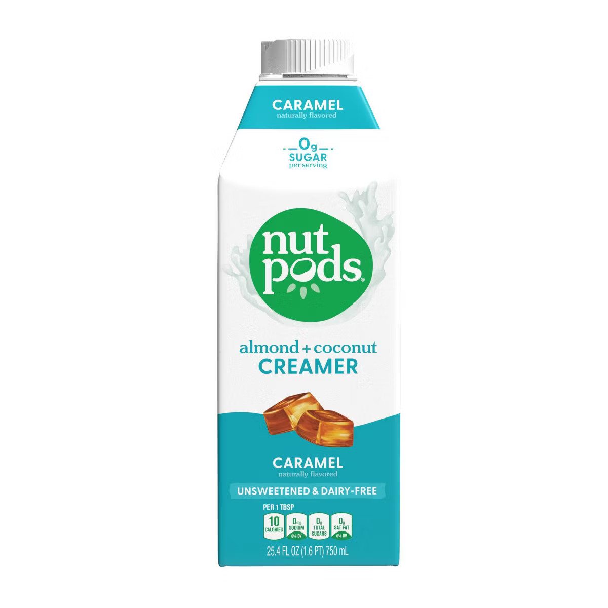 nutpods Unsweetened Caramel Creamer - 25.4 fl oz | Target