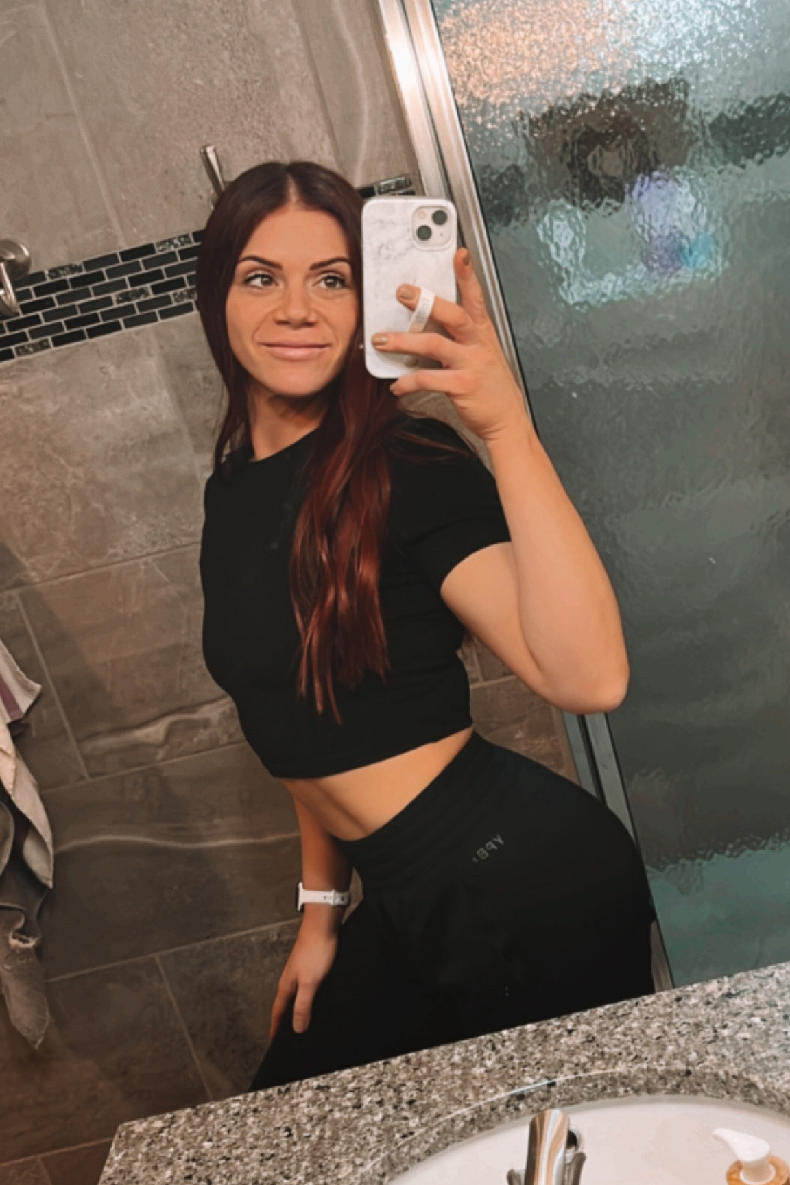 Cute & comfy post workout outfit 🖤

#LTKbeauty #LTKGiftGuide #LTKfit