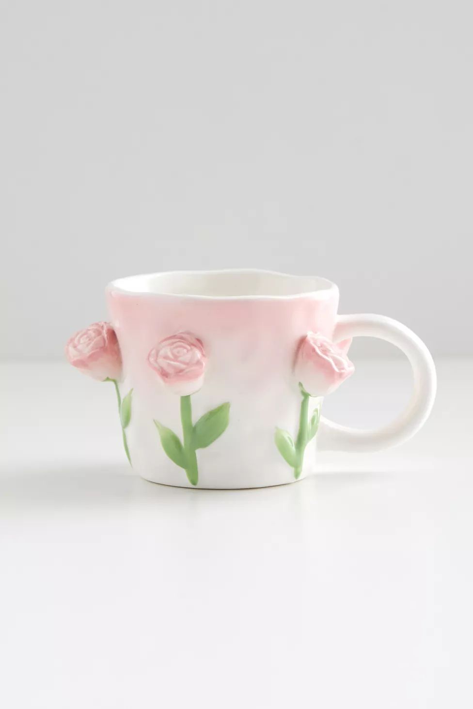 Rose Bud Sculpted Mug | Urban Outfitters (US and RoW)
