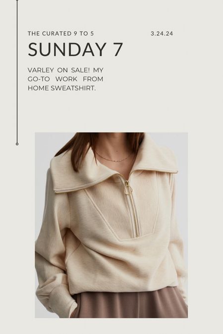 Varley, sweatshirt, zip up, loungewear

#LTKstyletip #LTKsalealert