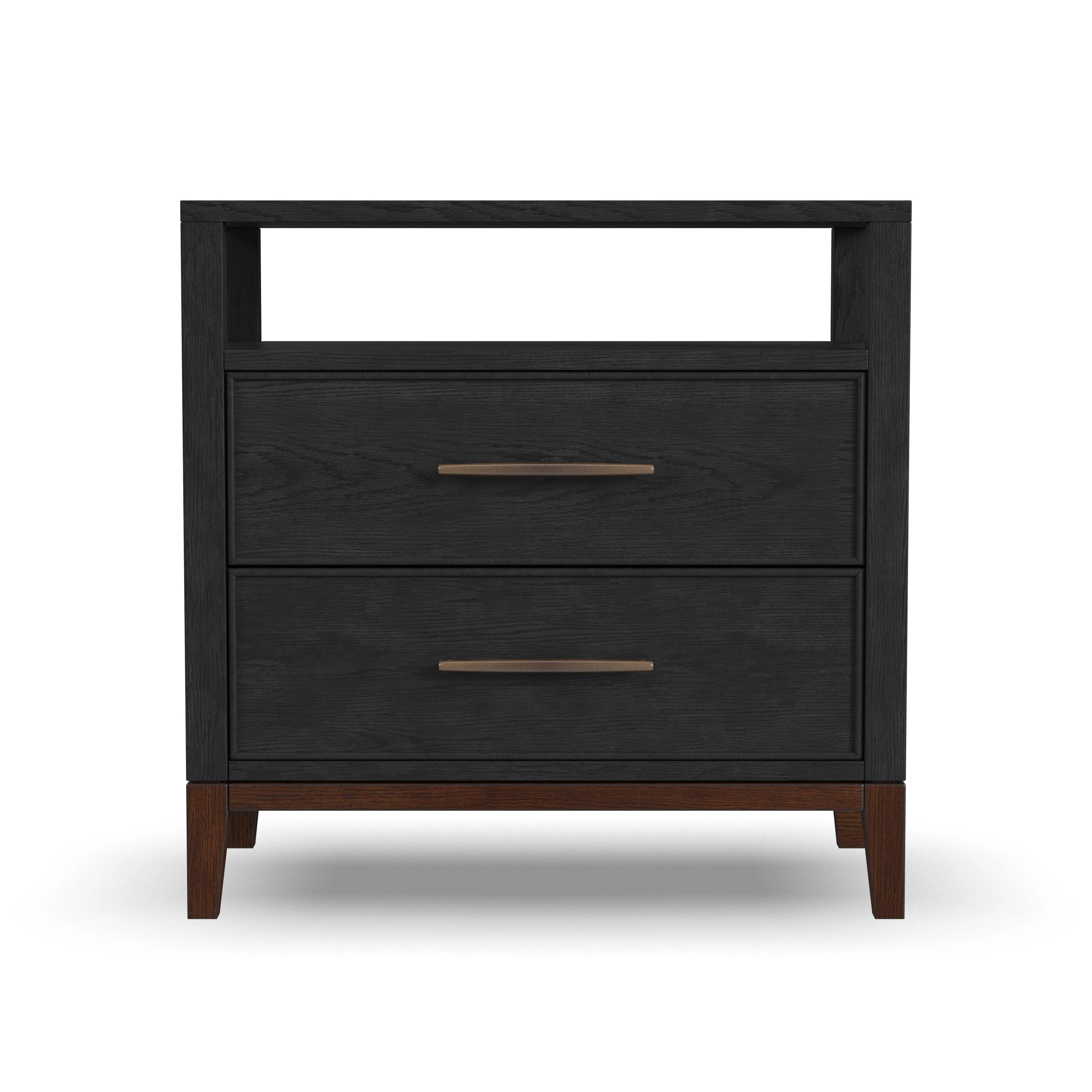 Waterfall 26'' W Solid Wood Nightstand | Wayfair North America