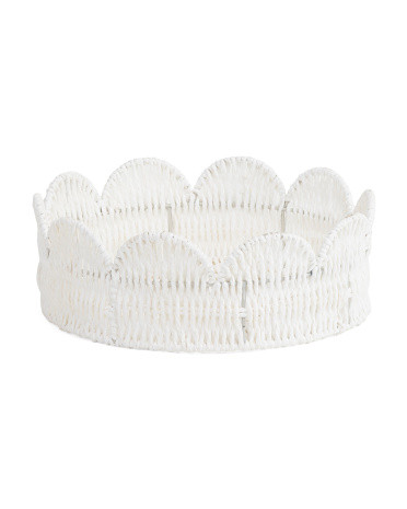 12x4.25 Scallop Trim Tray | TJ Maxx