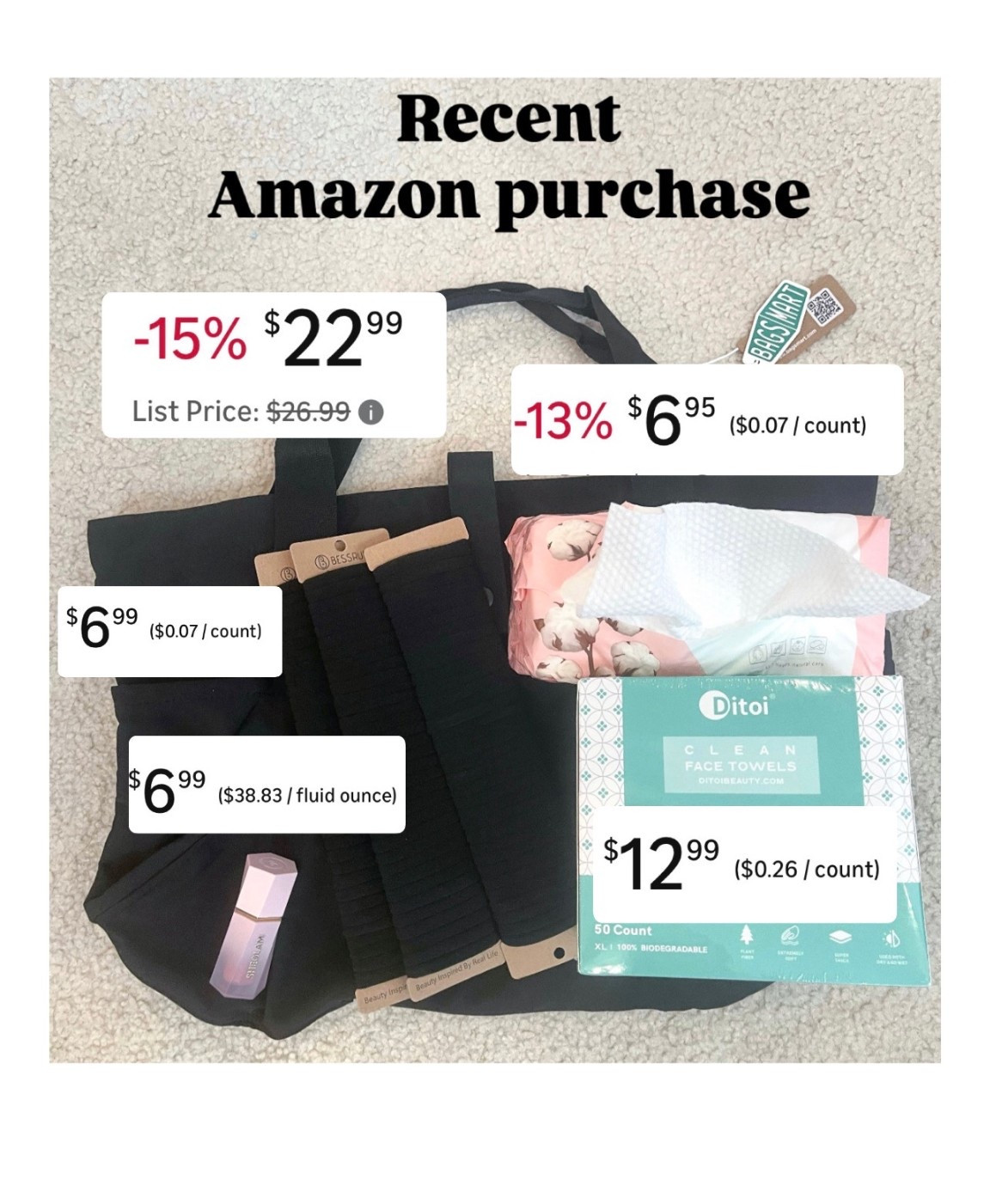 Recent Amazon purchases


#LTKSeasonal #LTKSaleAlert #LTKBeauty