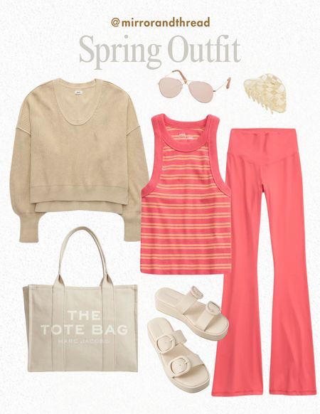 Aerie comfy spring outfit idea! 

#LTKfindsunder50 #LTKstyletip #LTKsalealert