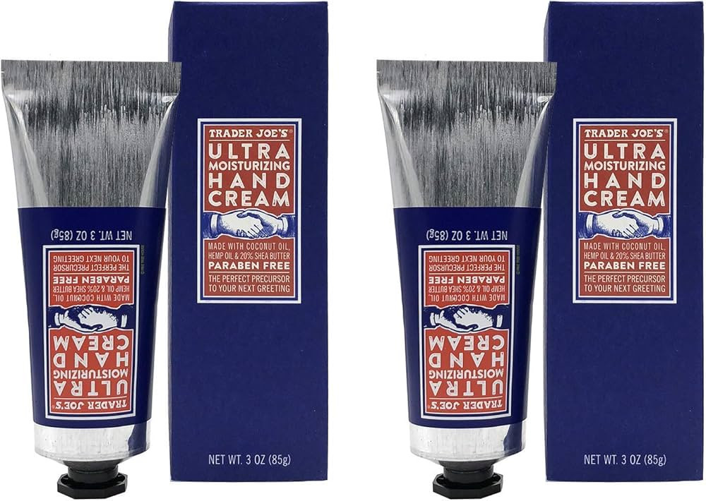 Trader Joe's ULTRA MOISTURIZING HAND CREAM - 20% Pure SHEA BUTTER, Enriched with HEMP SEED OIL & ... | Amazon (US)