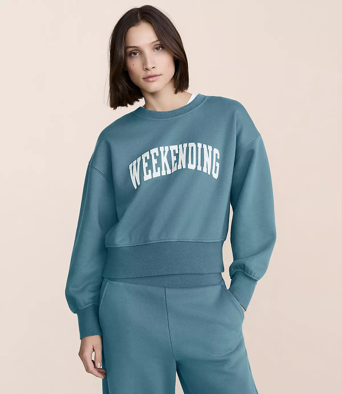 Lou & Grey Weekending Elite Fleece Sweatshirt | LOFT