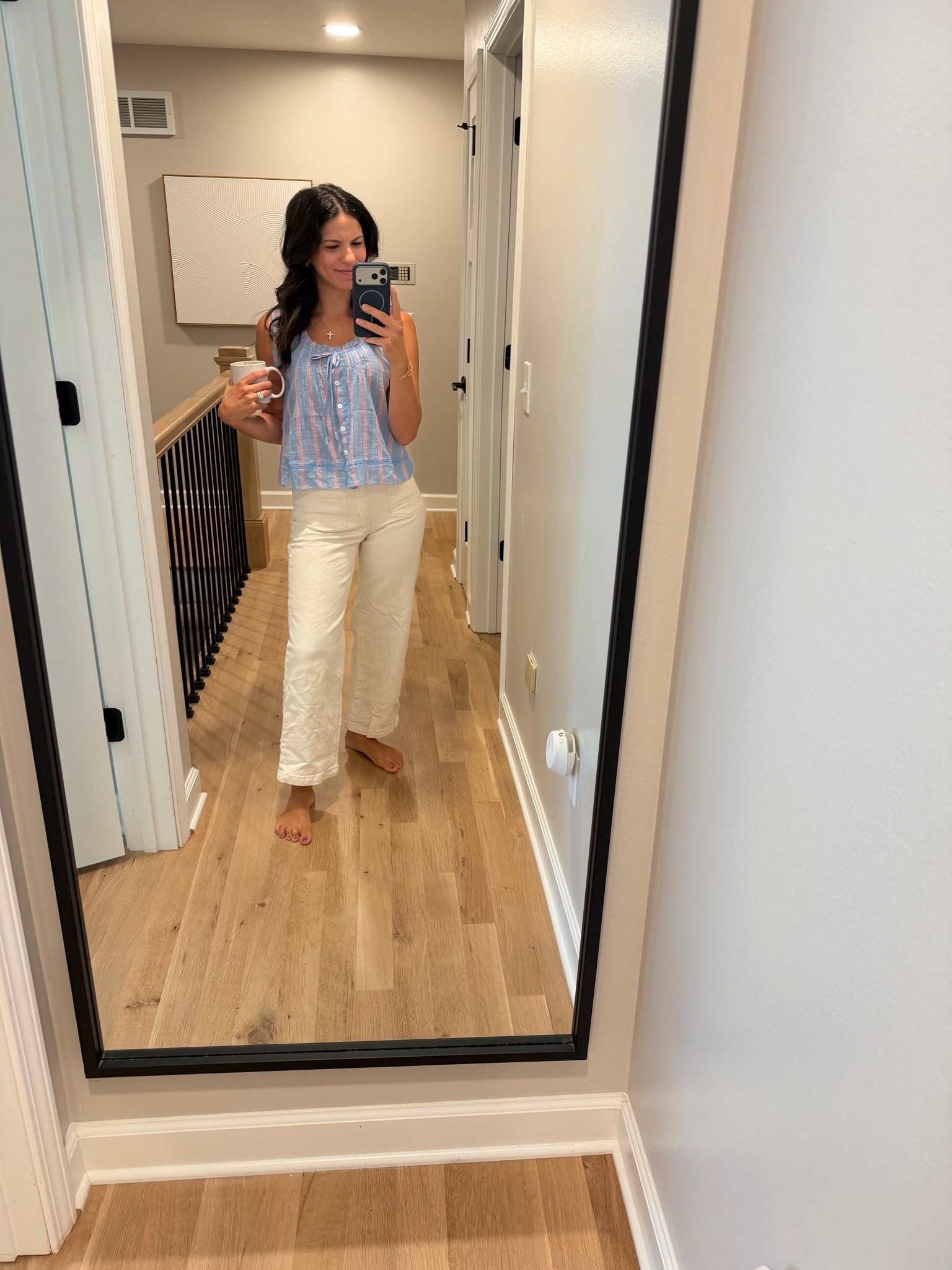 The breeziest top! Perfect for summer and taking into fall too!

#LTKgrwm #LTKootd #LTKmomlife
