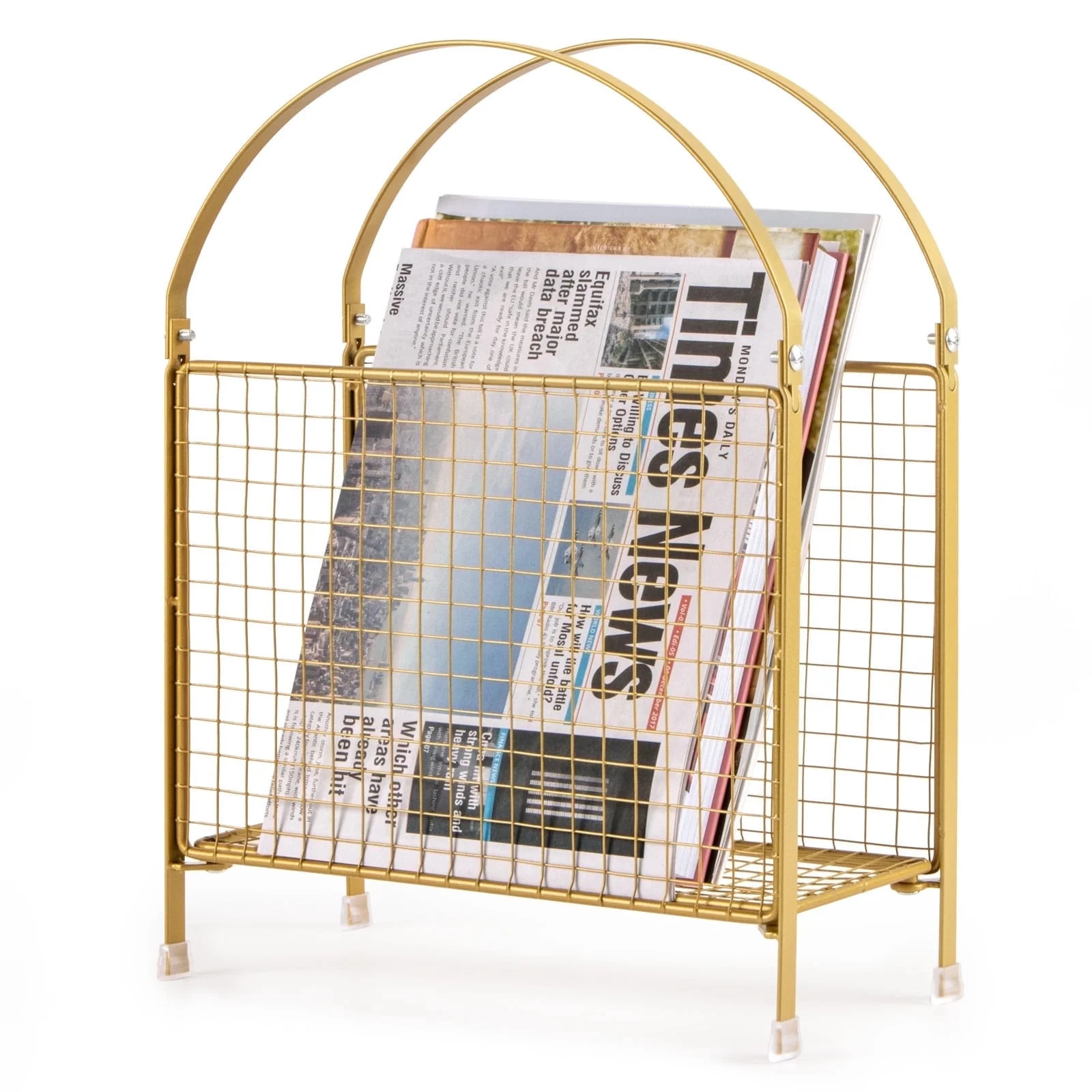 PUERSI Freestanding Magazine Holder – Modern Touch Handbag Design, Magazine Organizer Metal Rac... | Walmart (US)