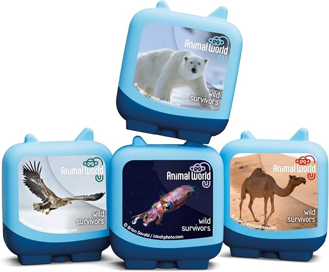 Tonies Animal World: Wild Survivors Clever Set - 4 Pack | Amazon (US)