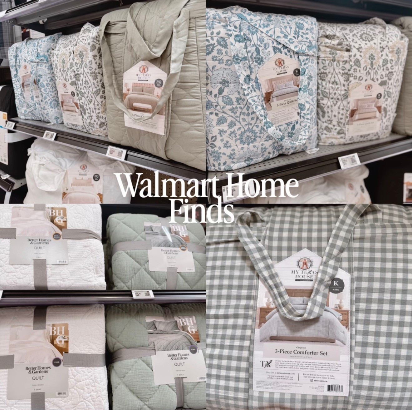 The cutest bedding finds from Walmart for an easy home refresh! These comforters, quilts and throw blankets are adorable and so affordable. 

Available in full, queen, king & standard throw blanket size 

walmart home, walmart finds, home refresh, bedroom refresh, bedding refresh, comforter set, bedding set, quilt set, affordable finds, throw blanket, bedroom inspo, floral bedding, grandmillennial, my texas house 

#LTKHome #LTKSeasonal #LTKdayinmylife