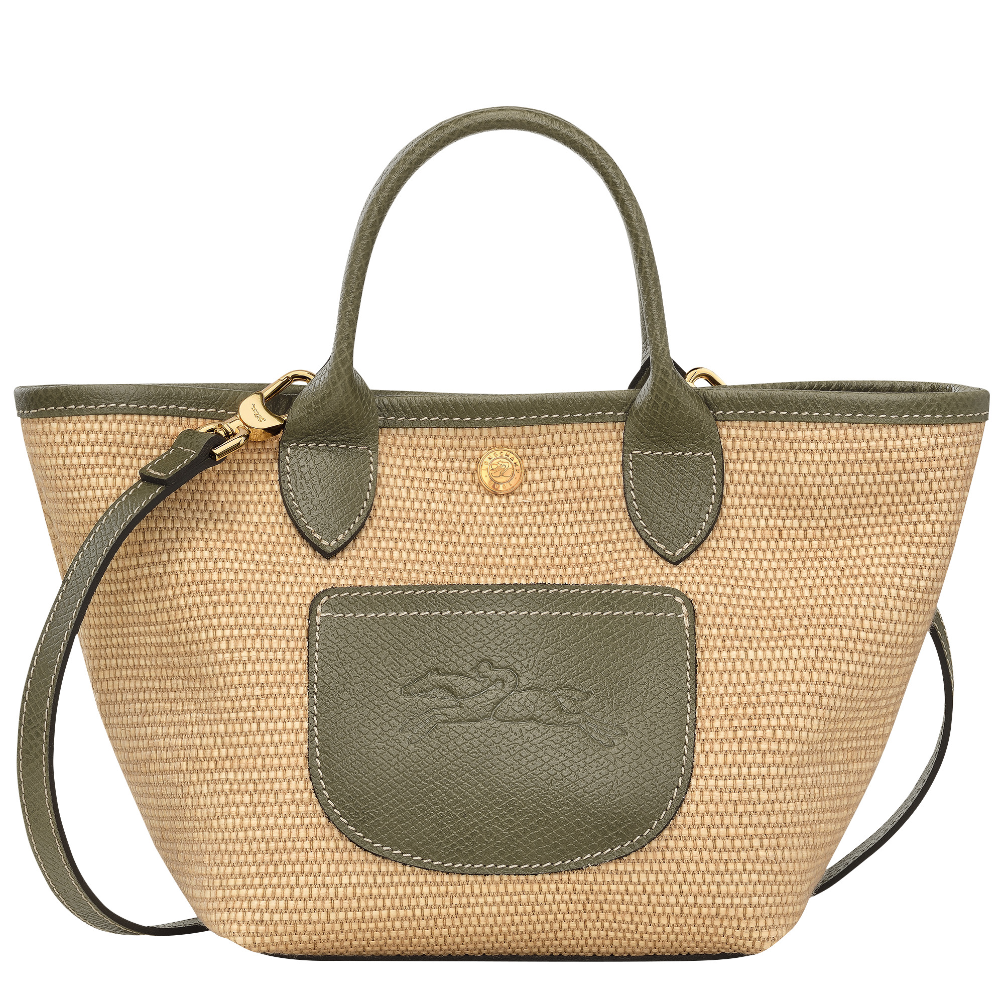 Le Pliage Collection XS Basket bag Artichoke - Canvas | Longchamp US | Longchamp
