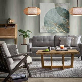 Sherill Modern Ripples Gray 8 ft. x 10 ft. Living Room/Bedroom/Dining Room Area Rug | The Home Depot