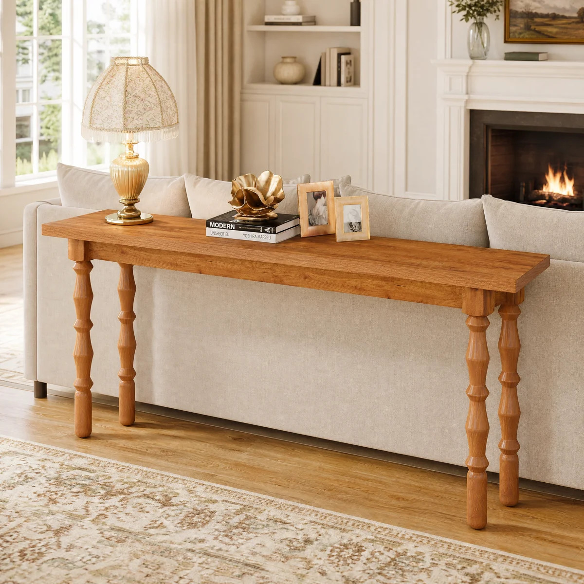 Donney 70.9" Solid Wood Console Table | Wayfair North America