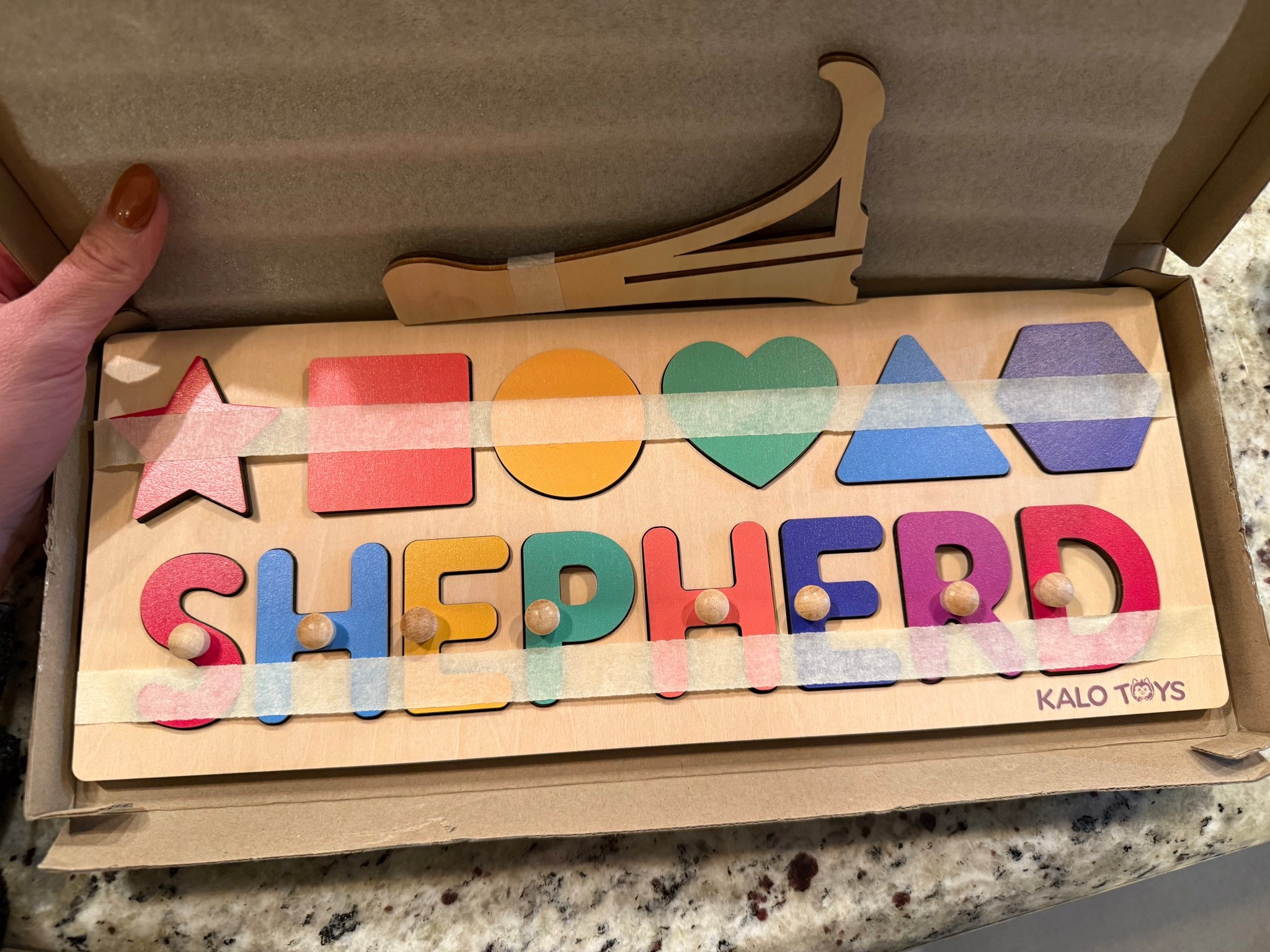 Gift idea for toddlers - customized name peg puzzle 🧩 Great for hand eye coordination and identifying colors, shapes and letters! They also have the option to add numbers.



gifts for toddlers | educational toys | Montessori toys | wooden toys | developmental toys | personalized gifts | gifts for one year old | shop small | small business | colorful toys | play room

#LTKGiftGuide #LTKHoliday