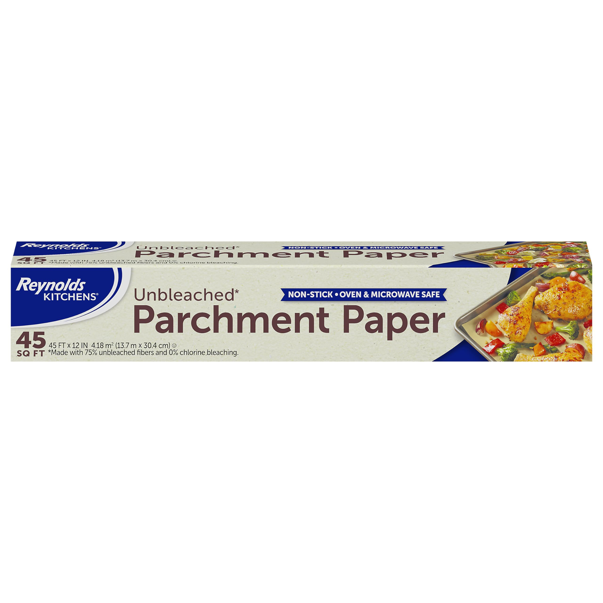 Reynolds Kitchens Unbleached Parchment Paper Roll, Non Stick Parchment Paper for Cooking and Baki... | Amazon (US)