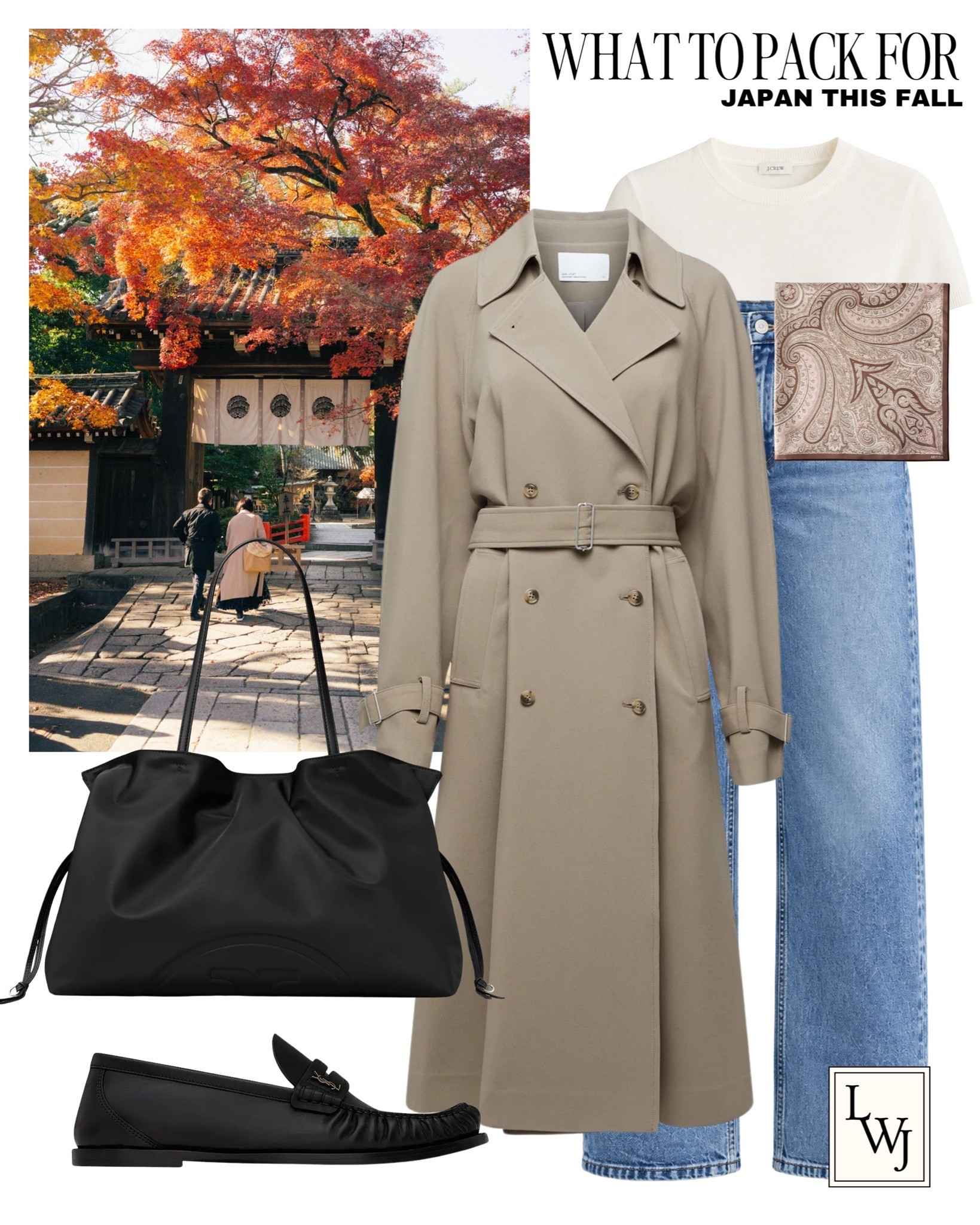 Japan outfit inspo 

travel capsule / fall style / style over 30 / city casual chic / banana republic jeans. /aritzia lodge pants / trench coat / jcrew tiny roolneck sweater / loafer outfits / sneaker outfits / funnel neck jackets

#LTKootd #LTKTravel