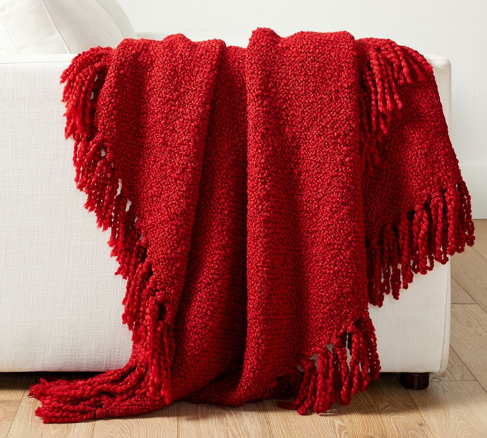 Dreamy Handwoven Fringe Throw | Pottery Barn (US)
