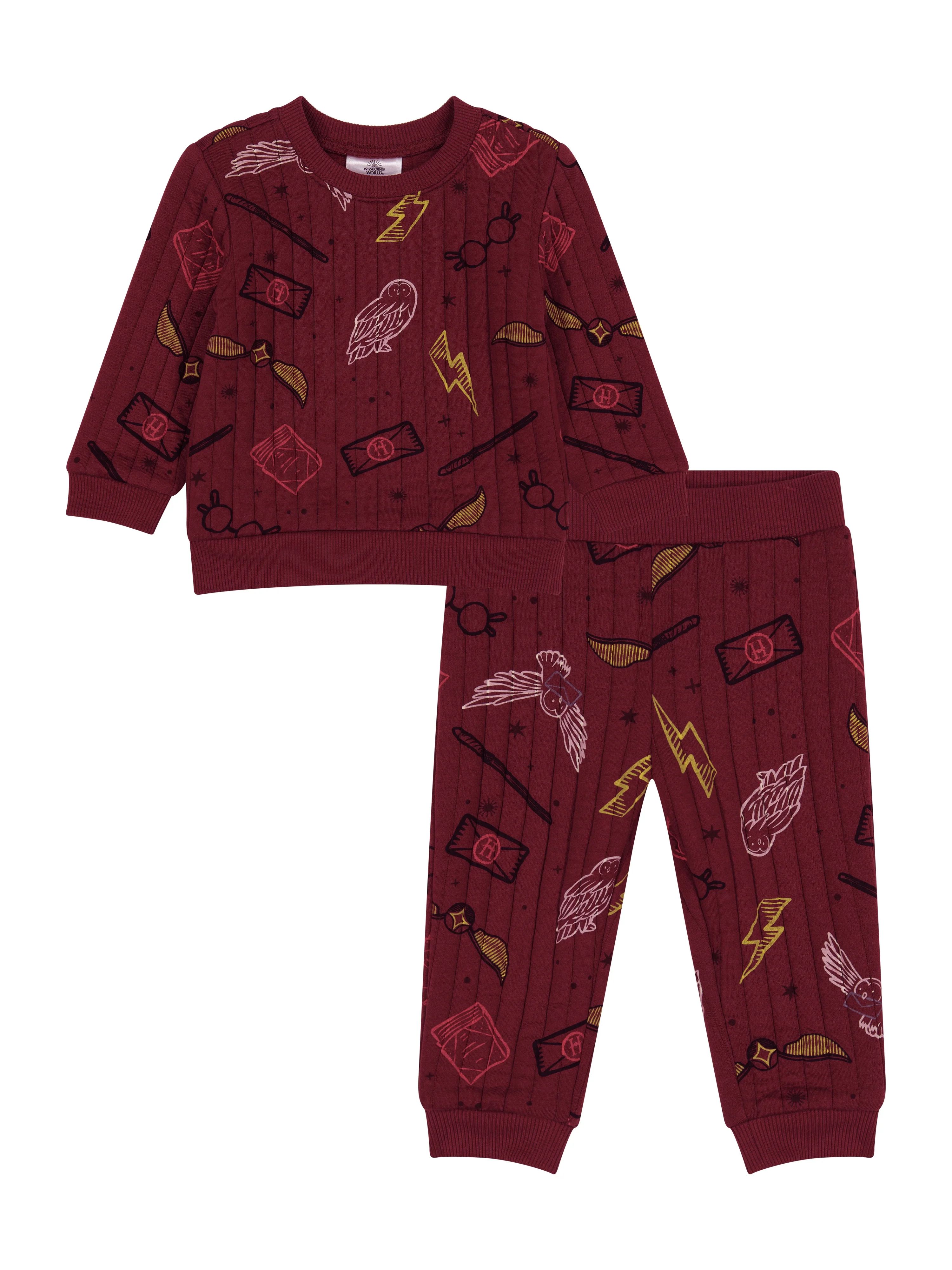 Harry Potter Baby Boy Quilted Jogger Set, Sizes 0/3 Months - 24 Months | Walmart (US)