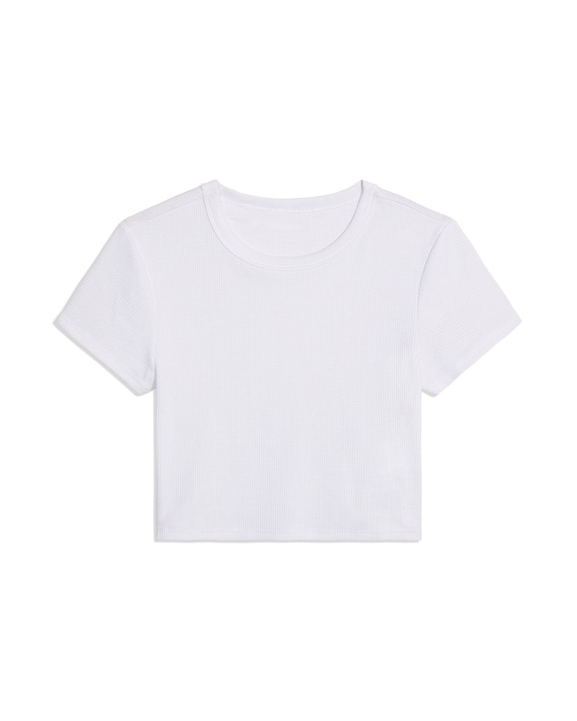 Cropped Waffle Knit Baby Tee | We Wore What