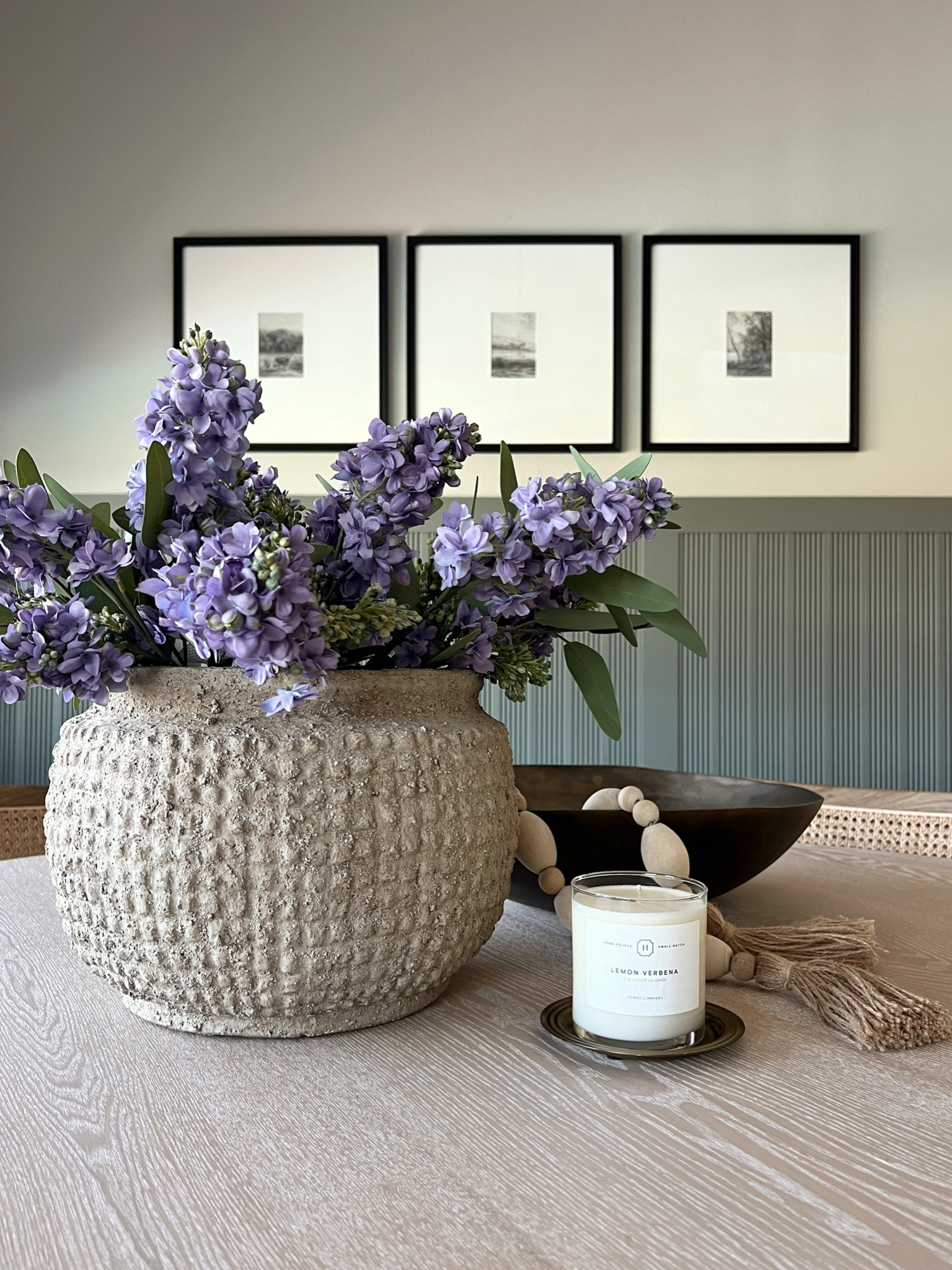 The best faux lilacs I’ve ever seen! 