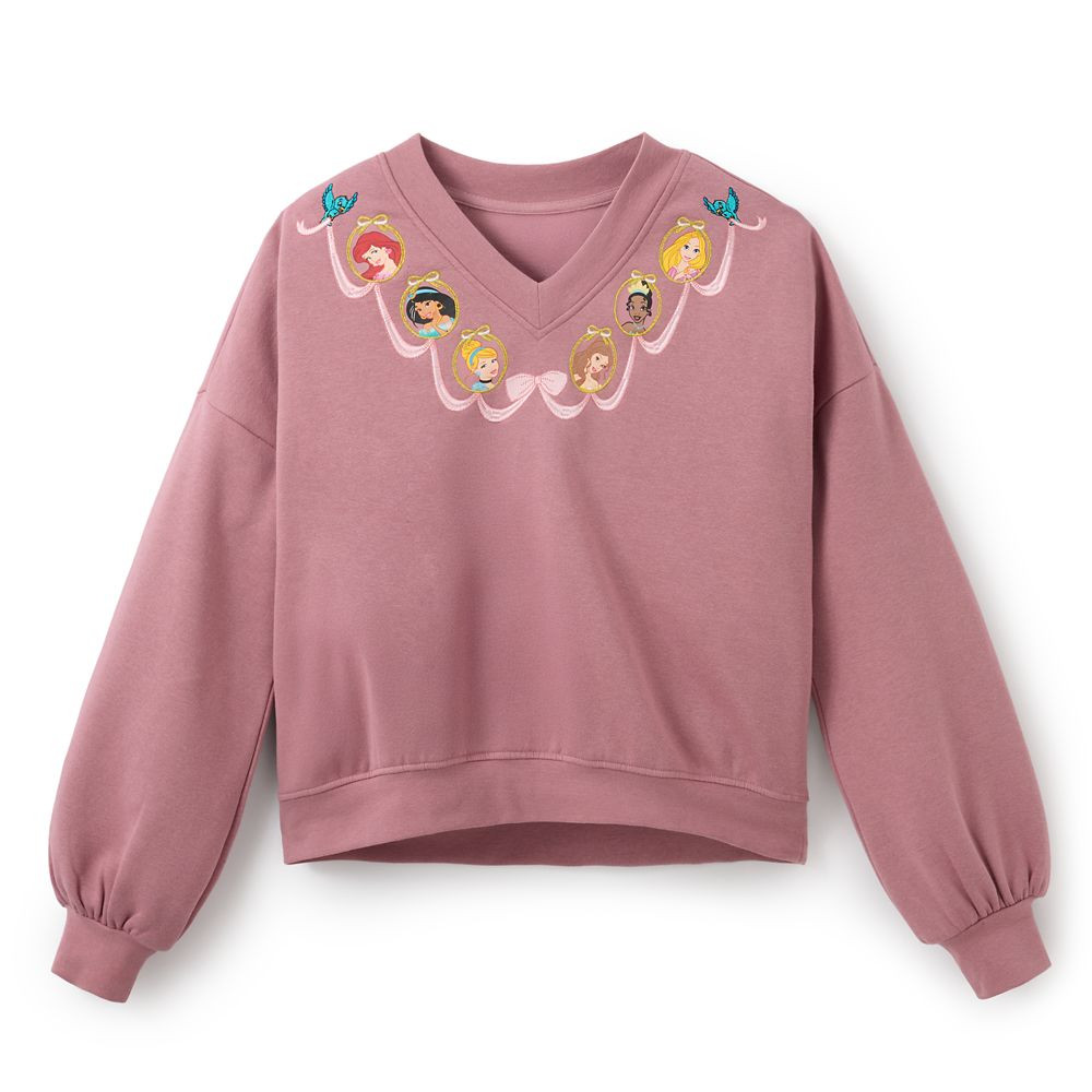 Disney Princess V-Neck Pullover Sweatshirt for Women by Her Universe | Disney Store