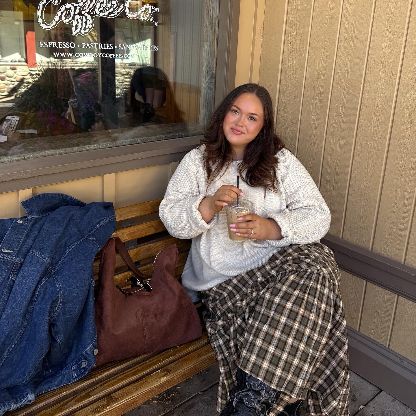 Jackson Hole Wyoming ootd❤️ the perfect fall sweater !! & obsessed with this skirt print. Wearing an XXL in both but do wish I got a size smaller. 20% off!!

#LTKFallSale #LTKSaleAlert #LTKPlusSize