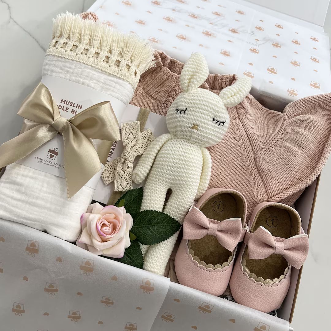 New Baby Girl | Gift Box | Baby Girl Gift | Baby Shower Gift | New Baby Gift | Newborn Gift | Bab... | Etsy (US)