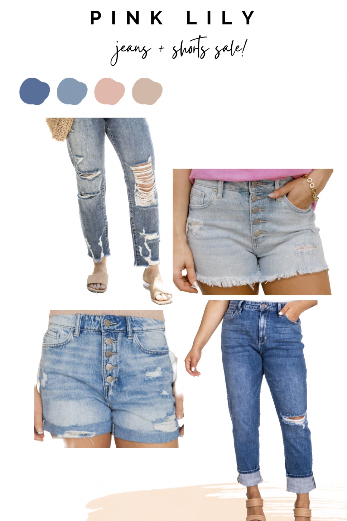 Pink Lily Jeans and Shorts Sale!
Also, $20 sale items

#LTKunder50 #LTKsalealert #LTKstyletip