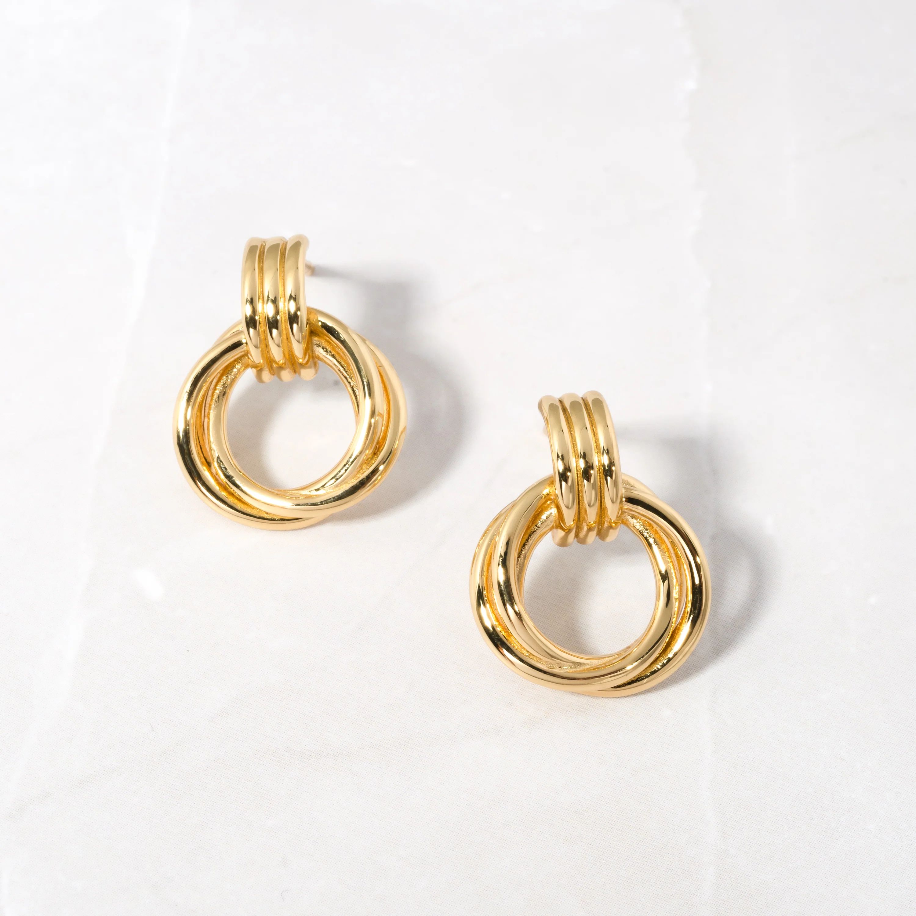 Knot Hoop Earrings | Sami Jewels