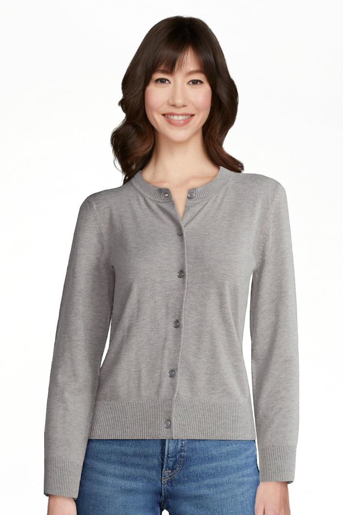 Free Assembly Women's Cozy Yarn Classic Cardigan Sweater, Midweight, Sizes XS-4X - Walmart.com | Walmart (US)