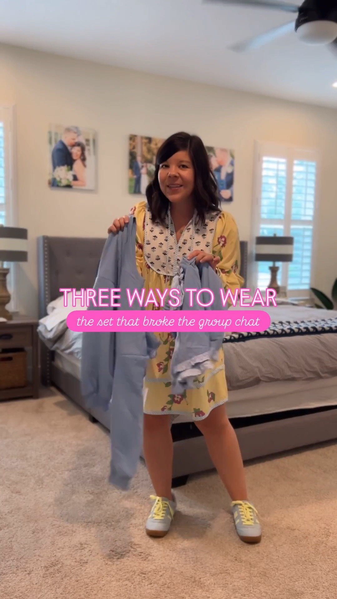 It’s the set that made all my girlfriends say “add to cart” immediately- now let’s make it work overtime in your closet!

1) Matching set magic- perfect for carpool and running those pre-pickup errands!
2) Subtly Chic Layers- I’m bananas for a tossed on sweater, it adds such a sophisticated vibe with minimal effort!
3) Edgy & Feminine- ok, let’s put this set to WORK by taking the top and pairing it with denim and a trendy flat 💙

Now it’s your turn! Tell me which look is your favorite below!

#LTKFindsUnder50 #LTKSeasonal #LTKStyleTip