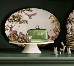 Fantastical Forest Stoneware Butter Dish | Pottery Barn (US)
