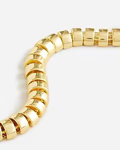 Ridged metallic bracelet | J.Crew US