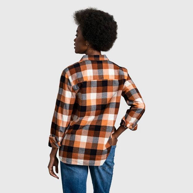 United By Blue Women's Organic Flannel Button-Down Shirt | Target
