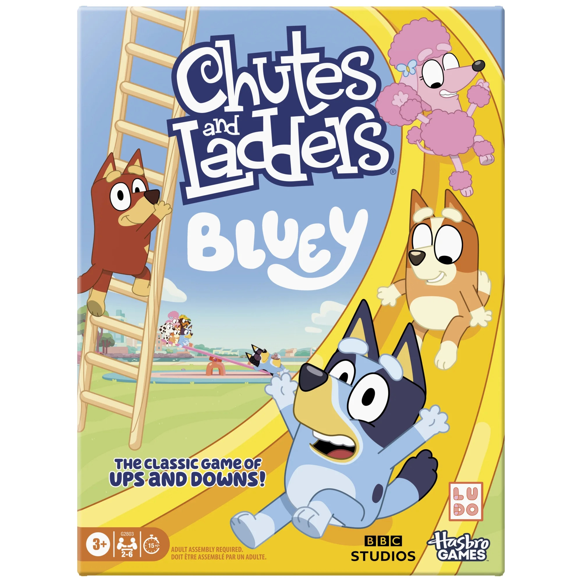 Chutes and Ladders Bluey Edition Kids Board Game, Preschool Games, Family Games, Ages 3+ (Walmart... | Walmart (US)