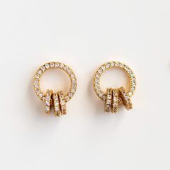 Class Act Crystal Mini Loop Earrings | Local Eclectic