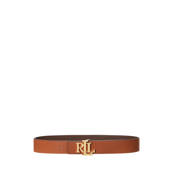 Reversible Pebbled Leather Wide Belt | Ralph Lauren (UK)