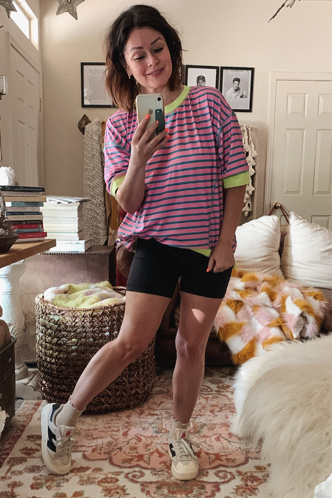 Wearing a small in the top
Cute socks


#LTKFitness #LTKStyleTip #LTKActive