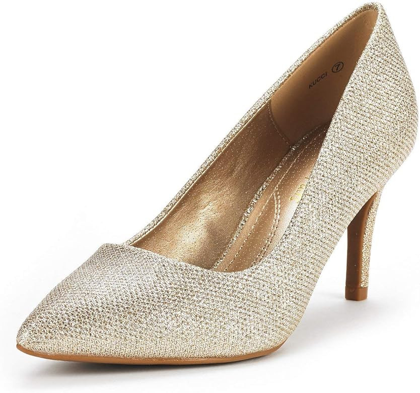 DREAM PAIRS Women's Kucci Classic Fashion Pointed Toe High Heel Dress Pumps Shoes | Amazon (US)