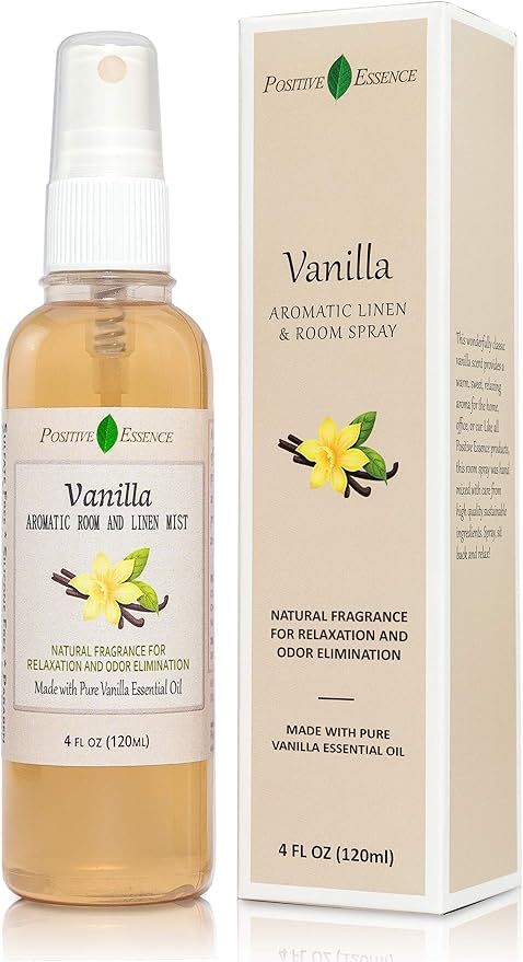 Vanilla Linen and Room Spray, Natural Home Fragrance Made with Pure Vanilla Essential Oil, Perfec... | Amazon (US)