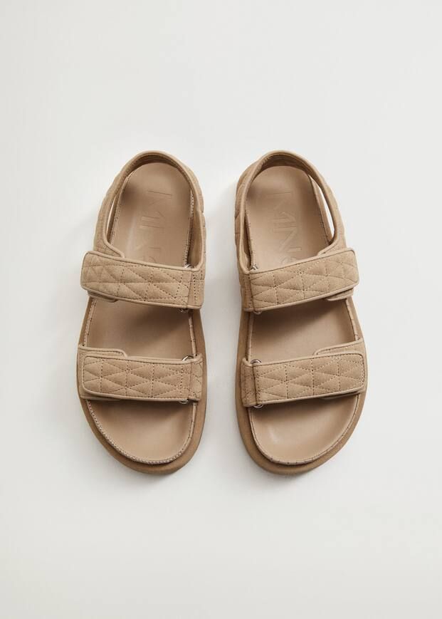 Quilted strap sandals | MANGO (US)